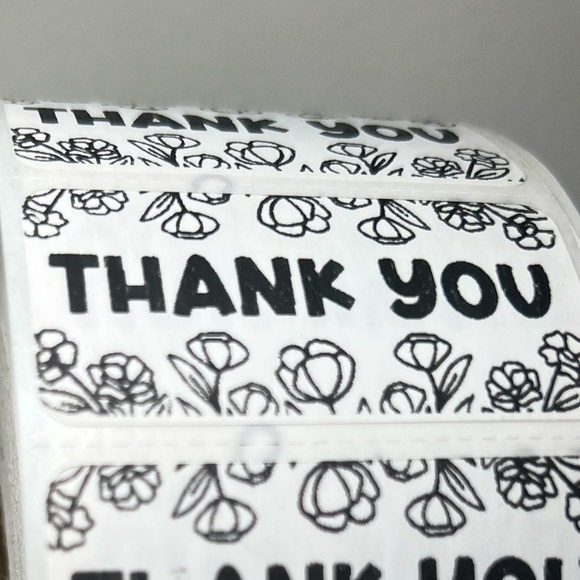 100 Thank You Stickers 2in | Packaging Supplies NWT​​​​​ - Picture 4 of 12